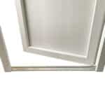 Kunststof deur (aluminium dorpel)