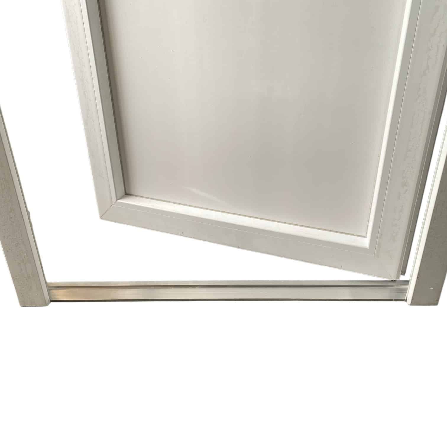 Kunststof deur (aluminium dorpel)