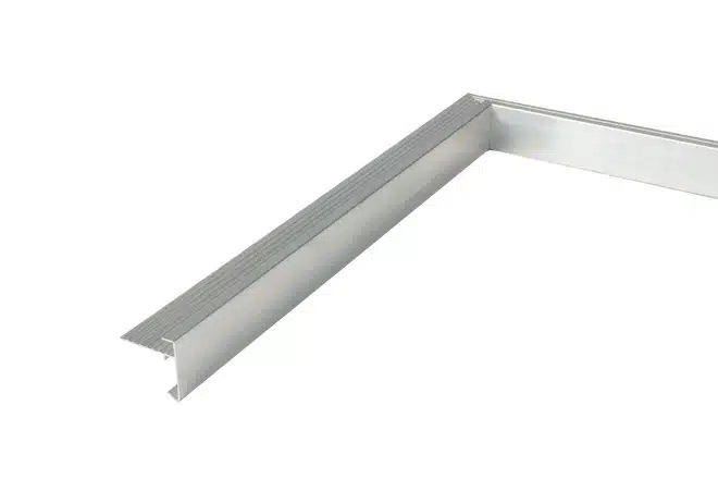 Aluminium daktrim binnenhoek 35x35mm blank