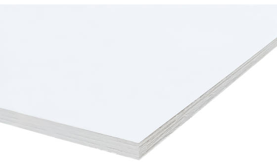Multiplex hardhout wit gegrond 18mm